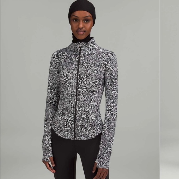 Lululemon InStill Jacket - Warped Grain Alpine White Black - Picture 4 of 5